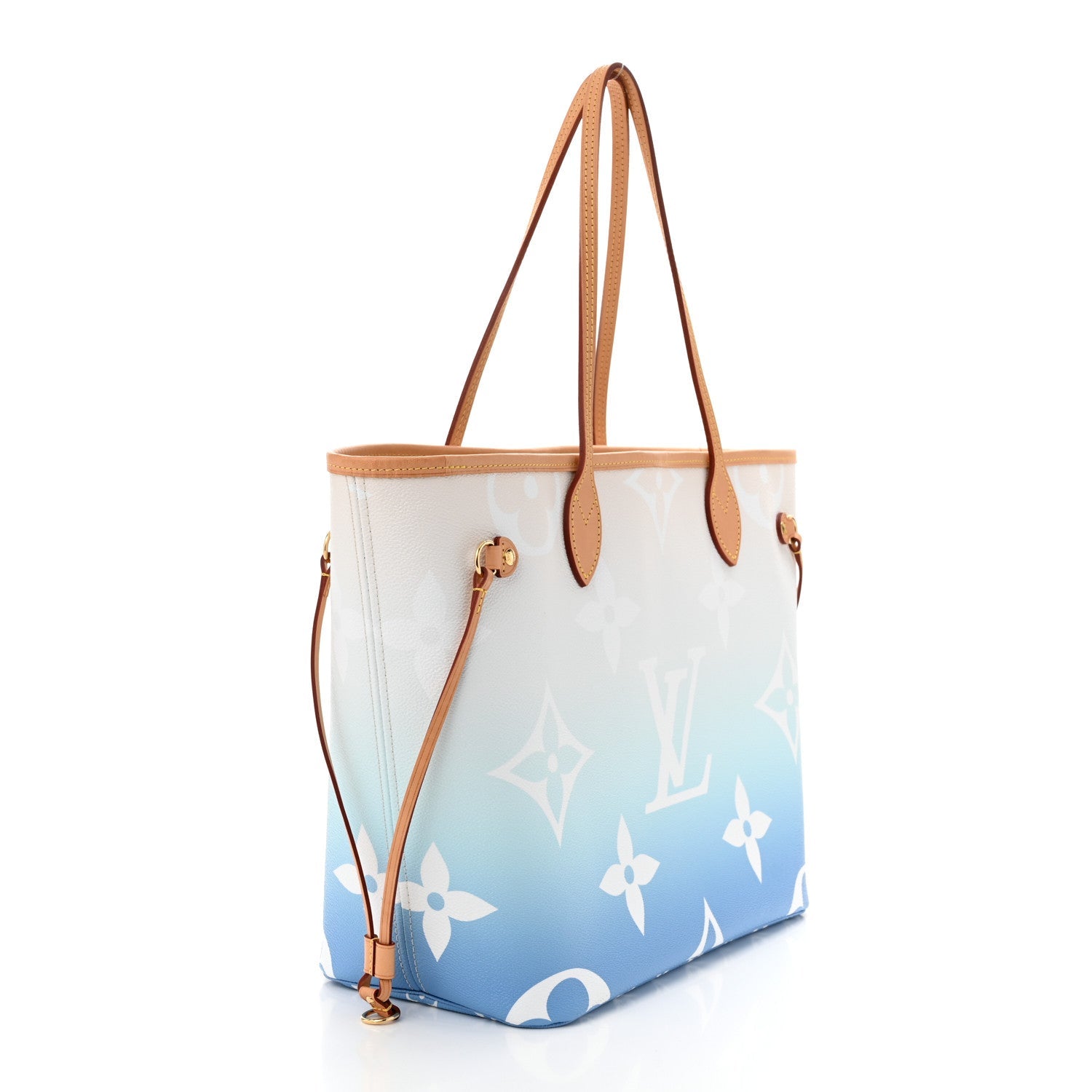 Monogram Giant By The Pool Neverfull MM Blue