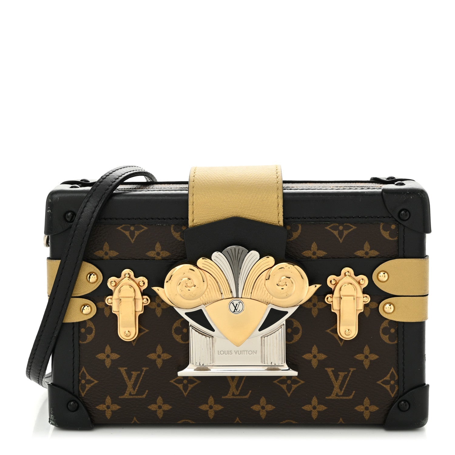 Monogram Column Petite Malle Black