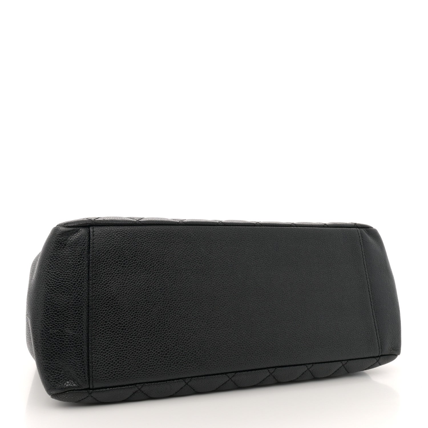 Caviar Quilted Grand Shopping Tote GST Black