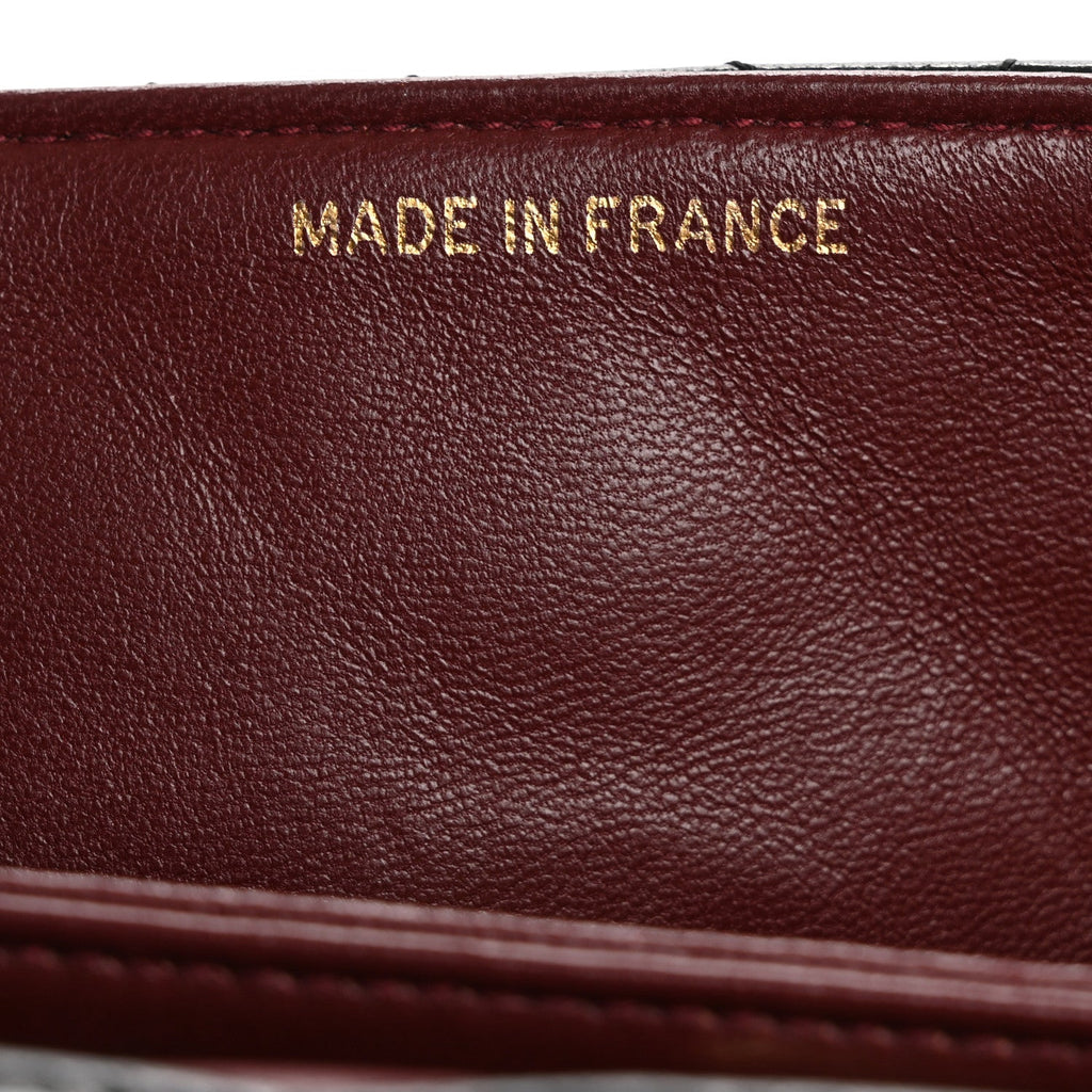 Lambskin Quilted Medium Single Flap Black