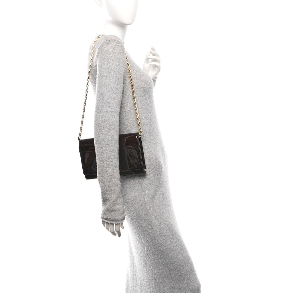 Patent Louise GM Chain Clutch Amarante
