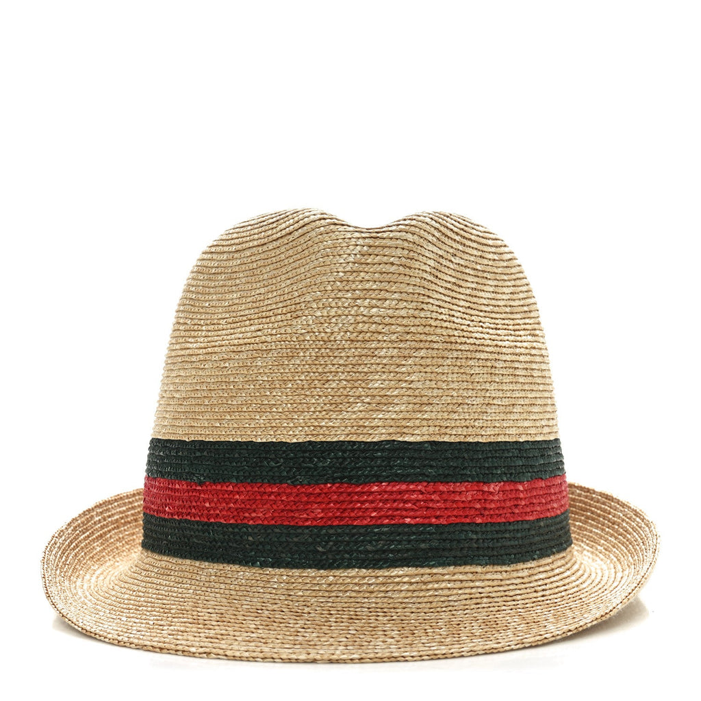 Abaca Straw Web Fedora Hat L