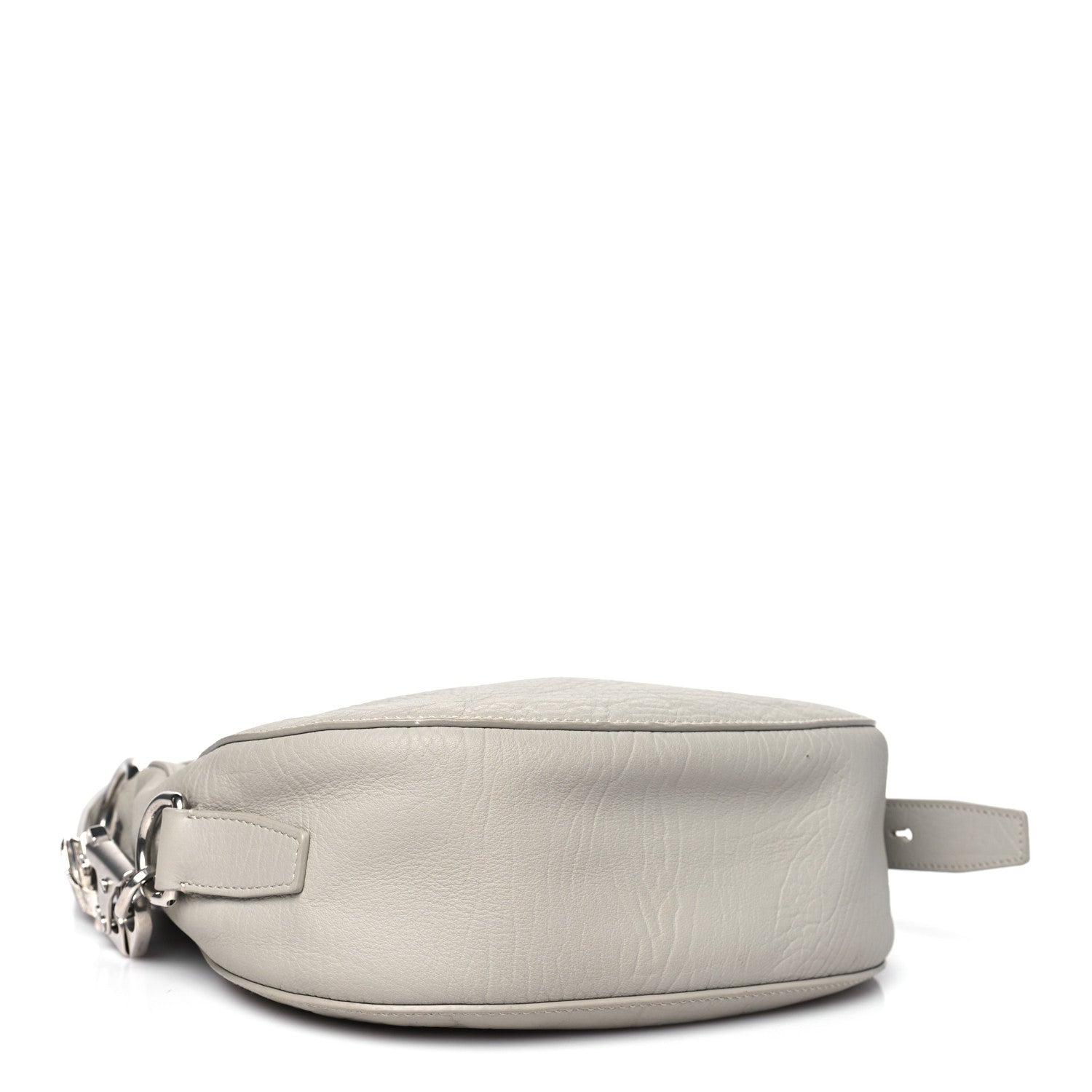 Grainy Calfskin Small Knight Crossbody Bag Fog