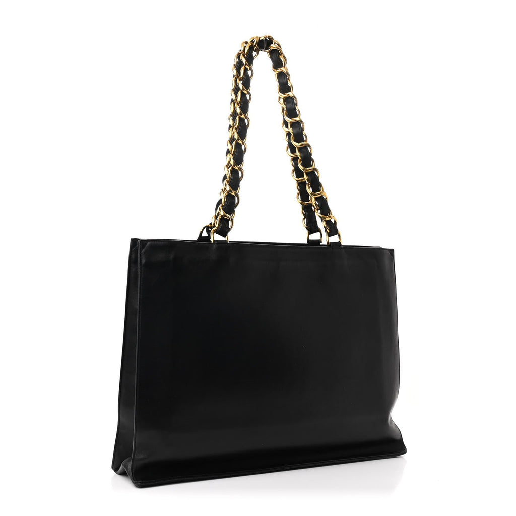 Lambskin CC Tote Black