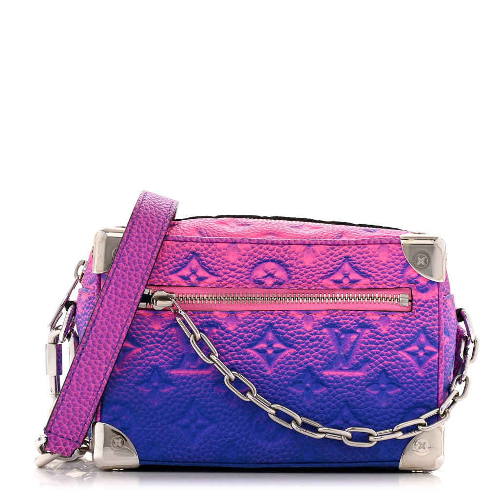 Taurillon Illusion Mini Soft Trunk Bleu Rose
