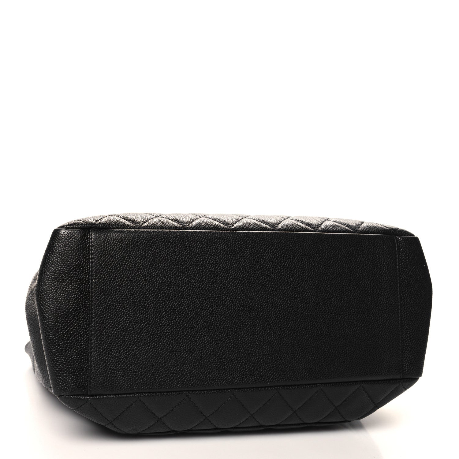 Caviar Quilted Grand Shopping Tote GST Black