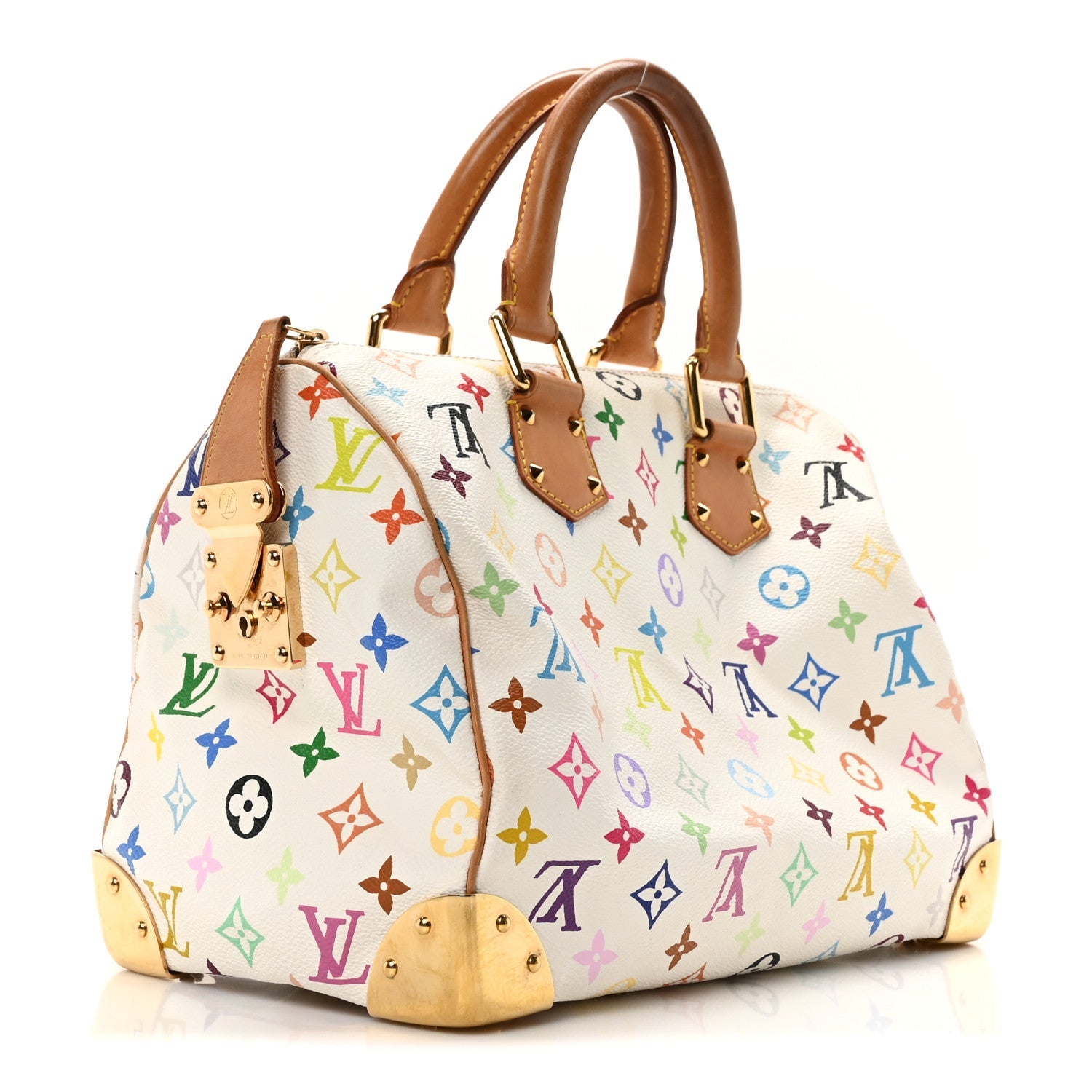 Monogram Multicolor Speedy 30 White