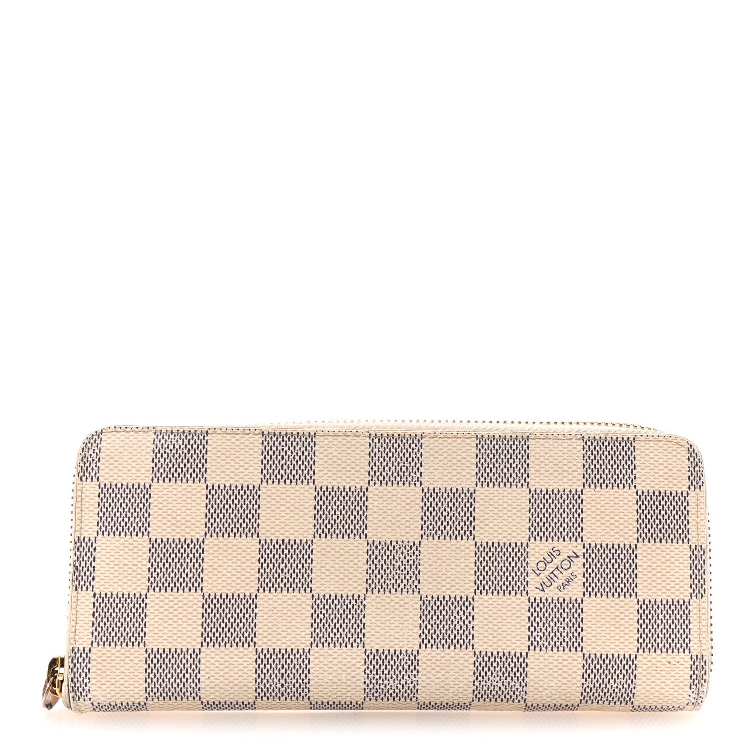 Damier Azur Clemence Wallet Rose Ballerine