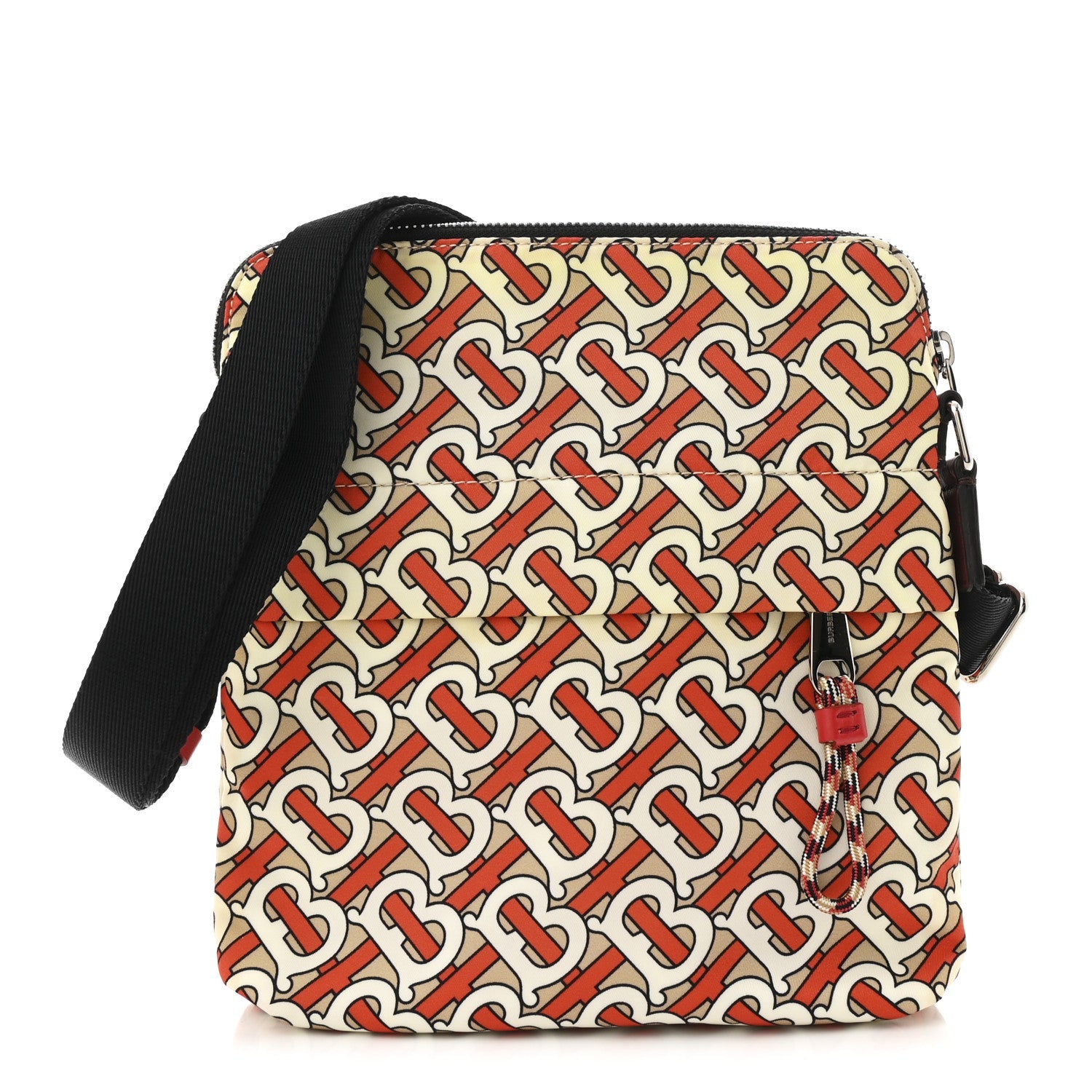 Nylon Monogram Crossbody Vermillion