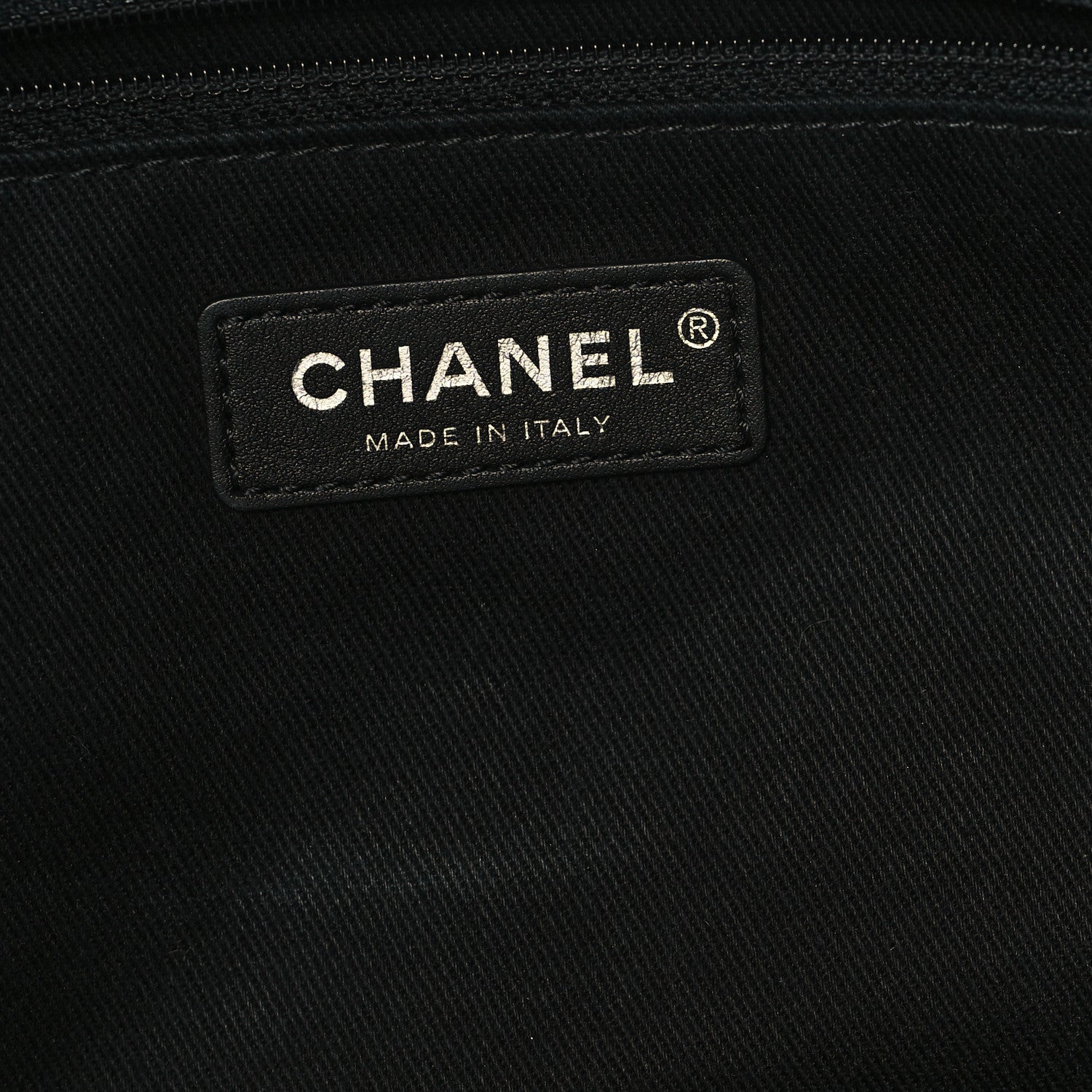 Canvas Large Double Face Shopping Tote Black