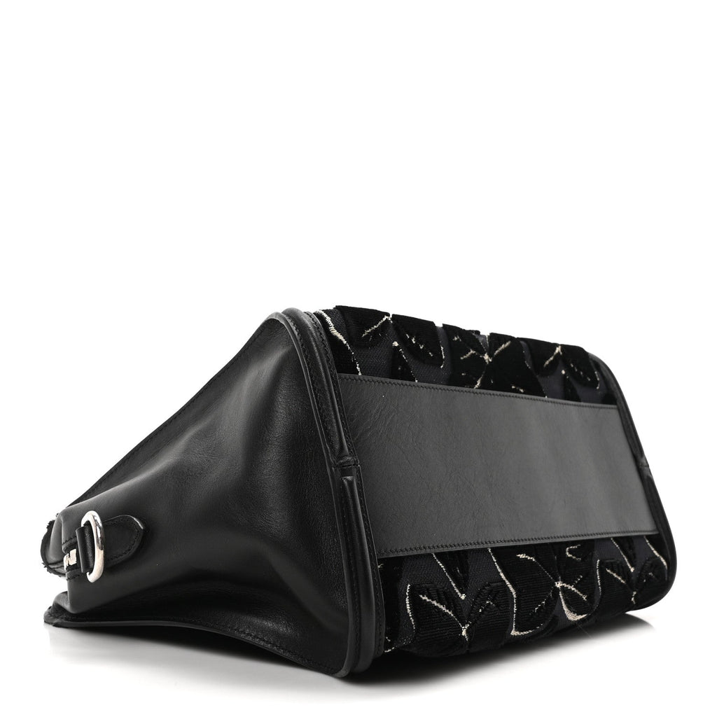 Velvet Shopper Tote Black