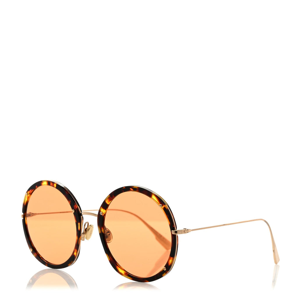 Hypnotic 1 Round Sunglasses Havana Orange