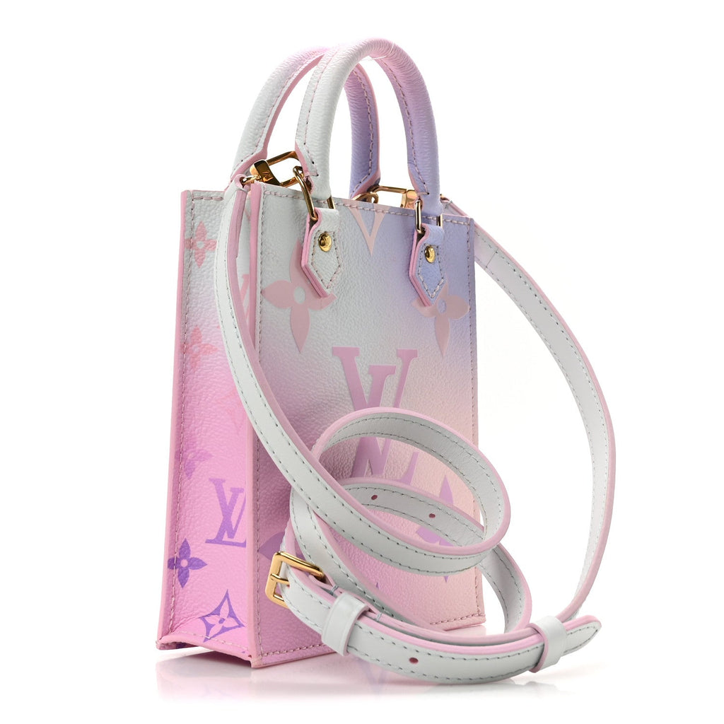 Monogram Giant Spring In The City Petit Sac Plat Sunrise Pastel