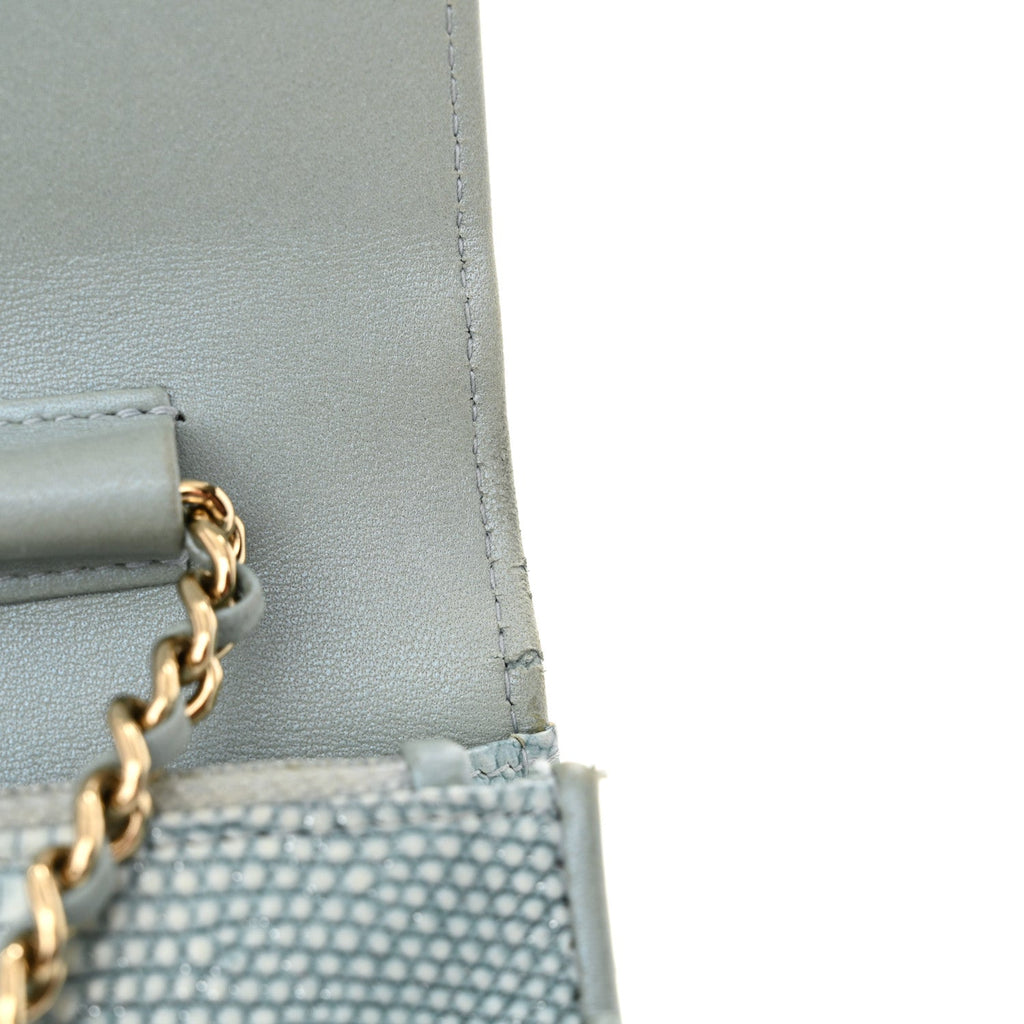 Lizard Wallet on Chain WOC Light Grey