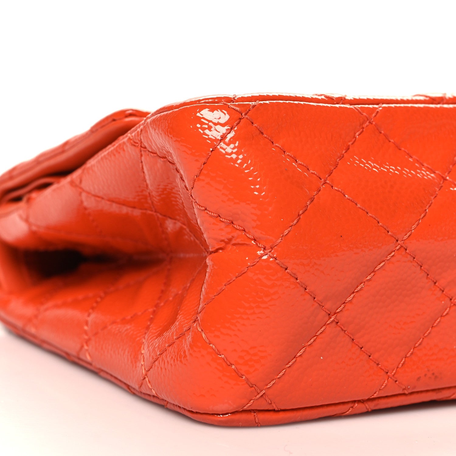 Patent Caviar Quilted 2.55 Reissue 226 Flap Orange