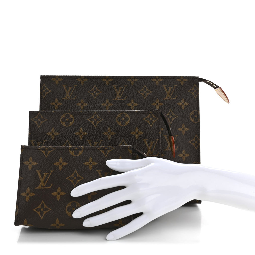 Monogram Trio Toilet Pouch Set