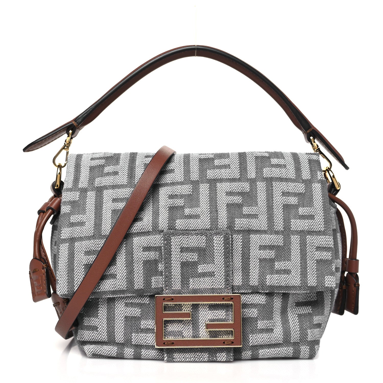 Denim Small Mamma Baguette Blue