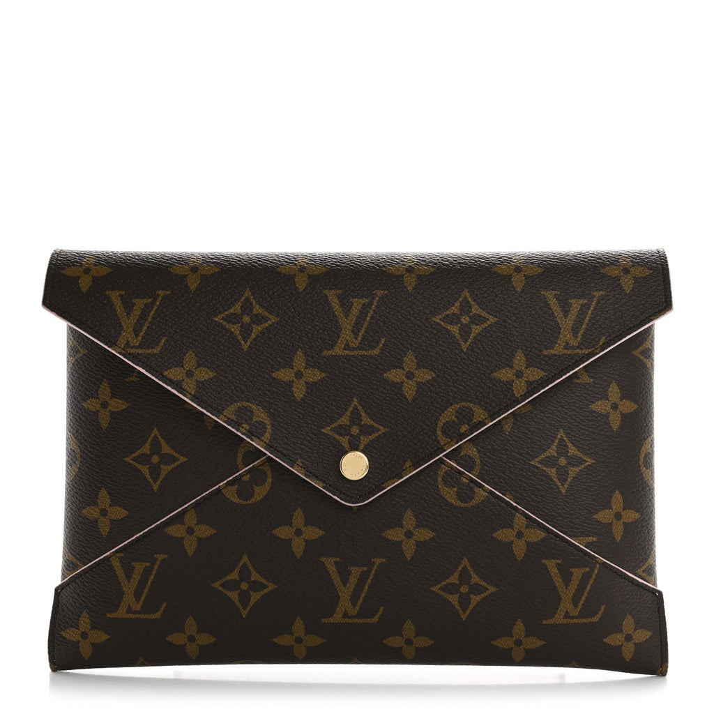Monogram Large Kirigami Pochette Insert Rose Ballerine