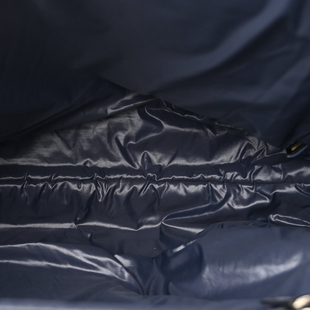 Nylon Quilted Coco Cocoon Bowler Grey