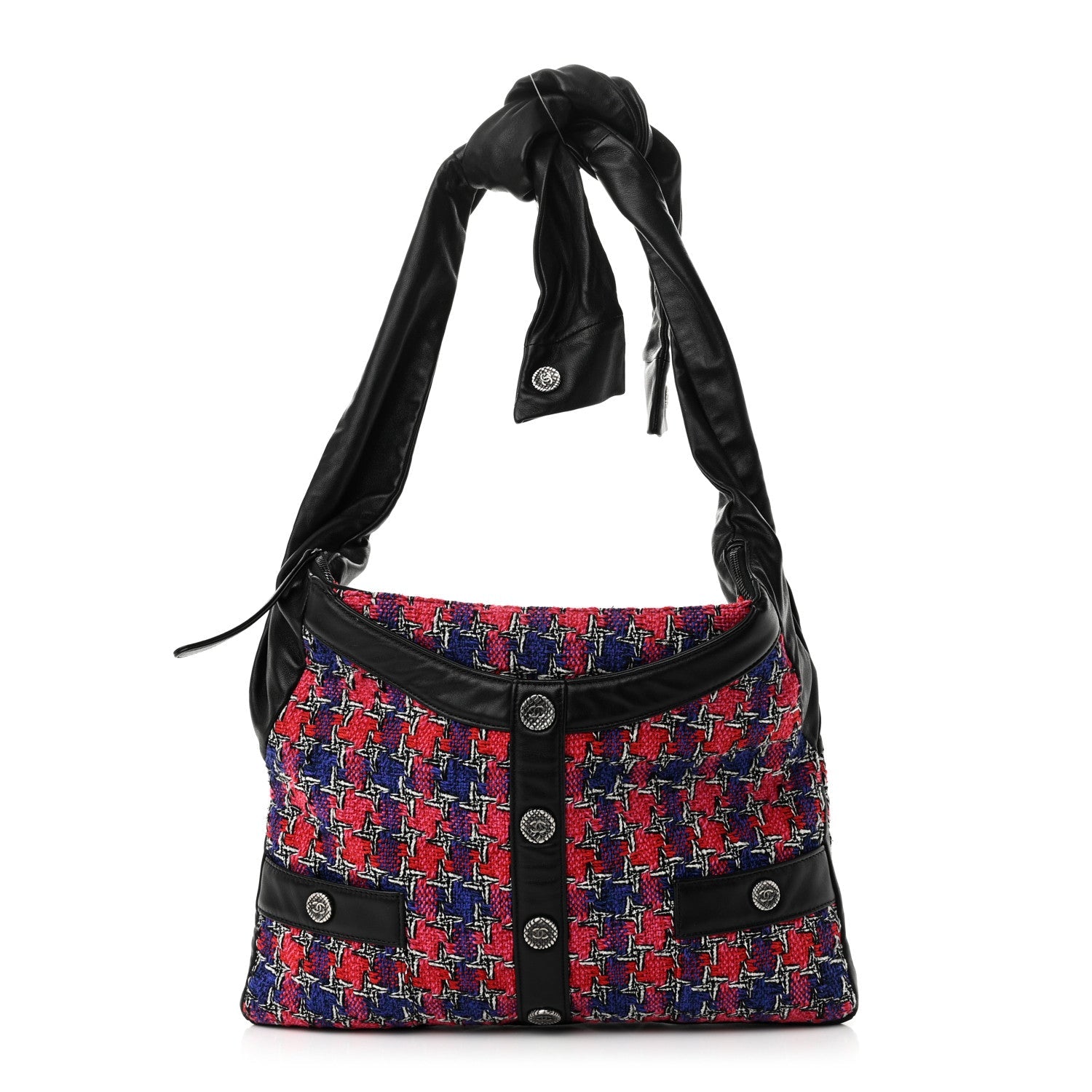 Lambskin Tweed Small Girl Bag Red Blue Black