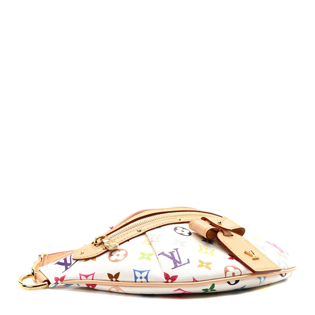 LV X TM Monogram Multicolor High Rise Bumbag White