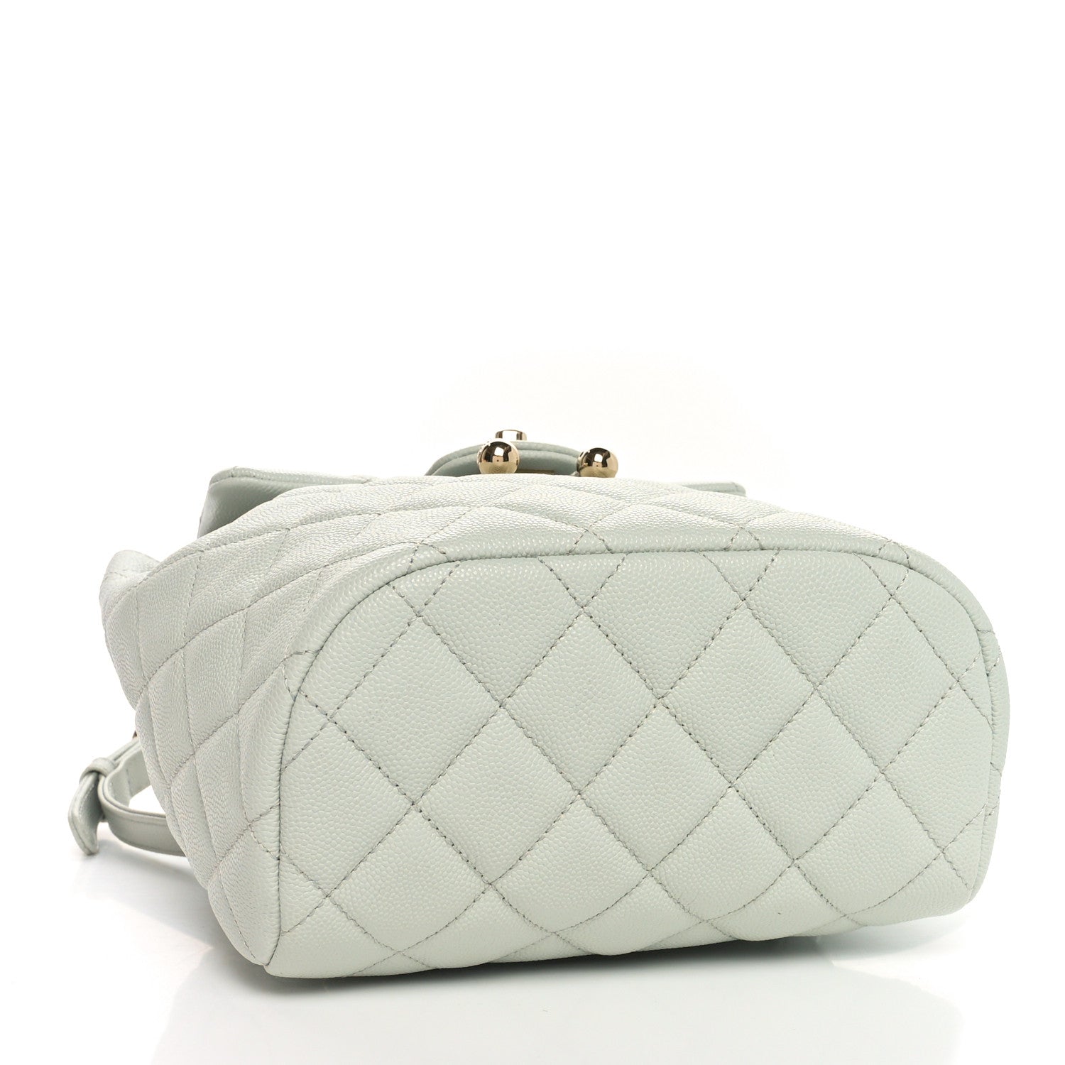 Caviar Quilted Mini Urban Spirit Backpack Light Blue