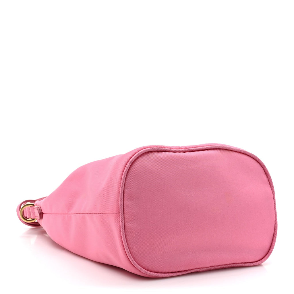 Re-Nylon Saffiano Mini Re-Edition 1978 Bucket Bag Begonia