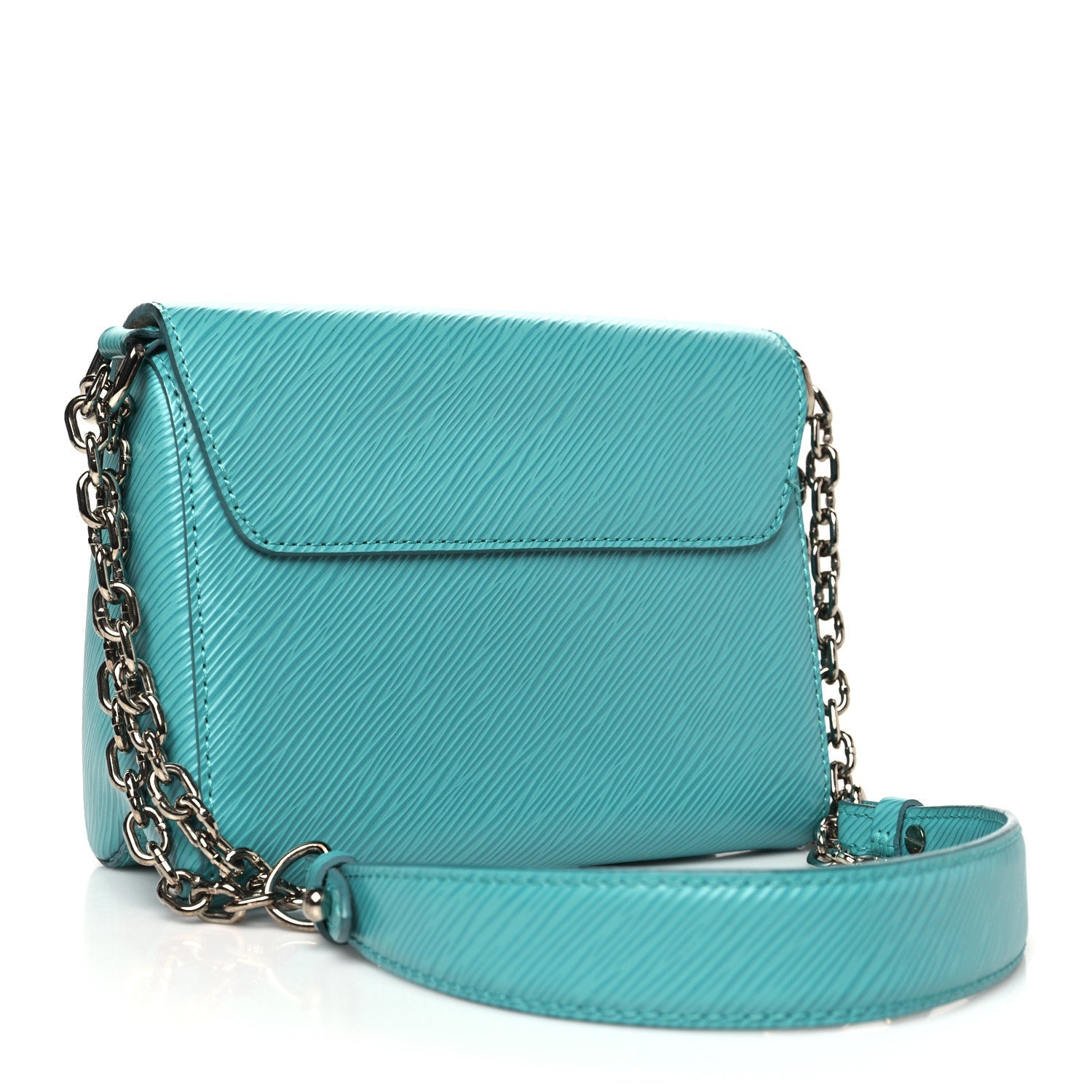 Epi Twist Shoulder Bag PM Turquoise