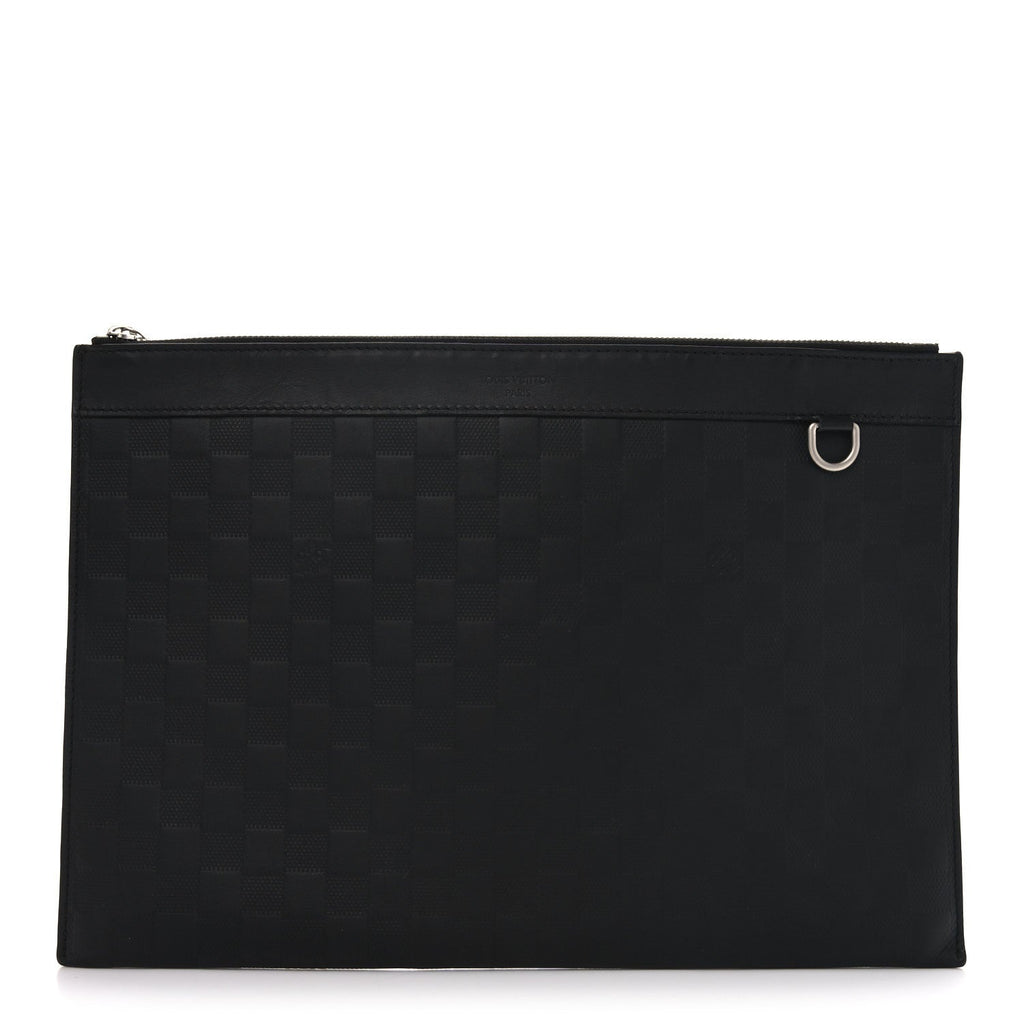 Damier Infini Discovery Pochette GM Onyx