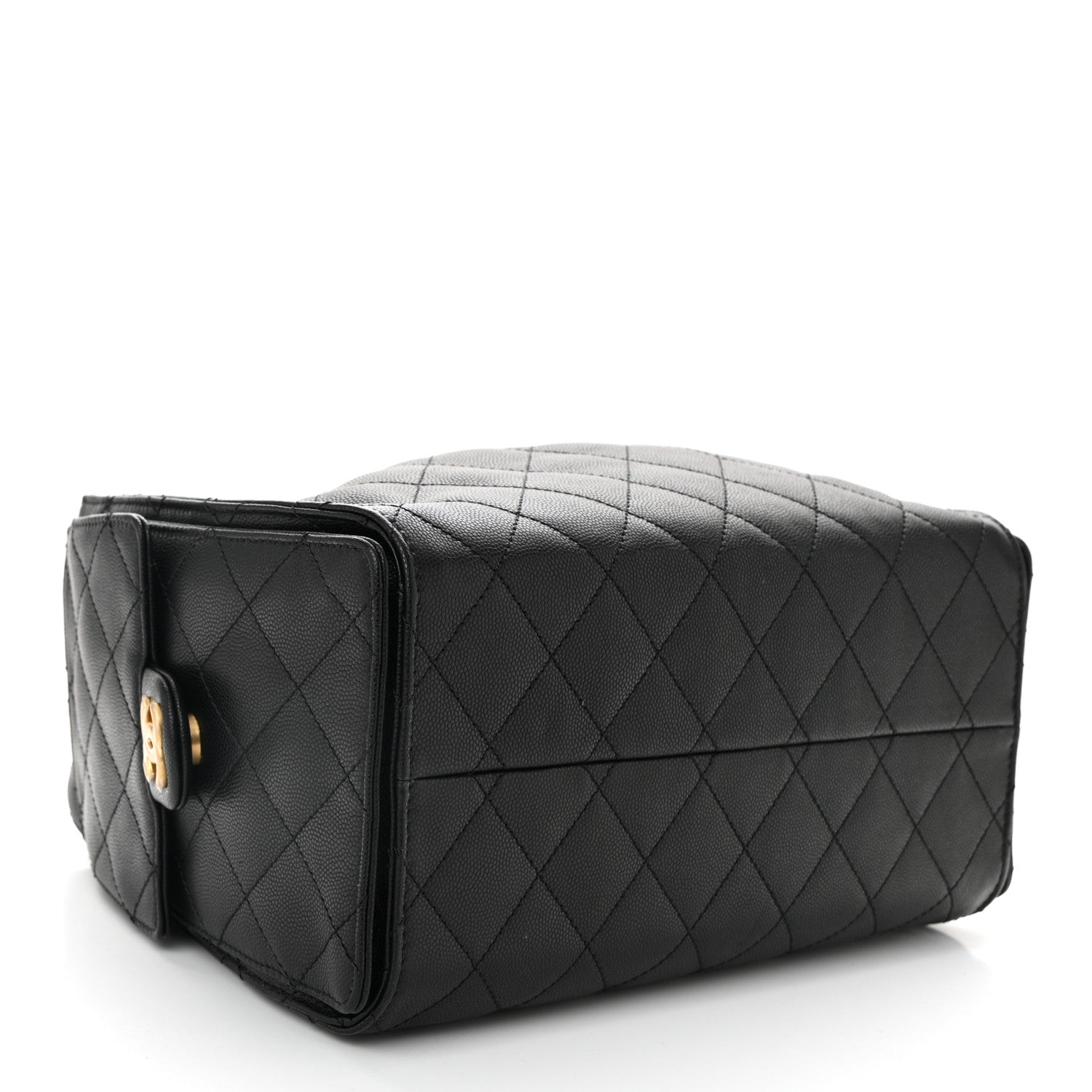 Caviar Quilted Small Chanel 25 Handbag Black