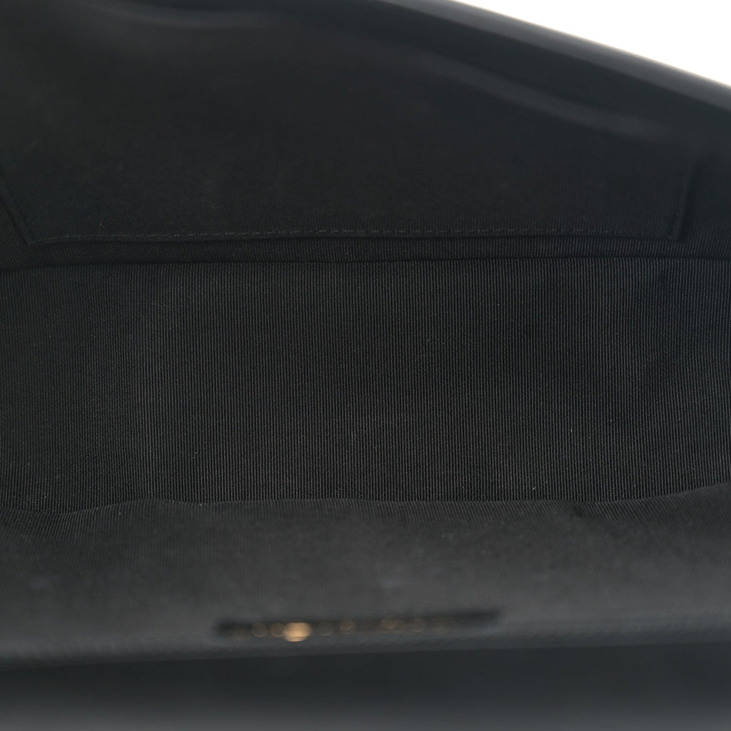 Calfskin Chevron Quilted New Medium Boy Flap Black