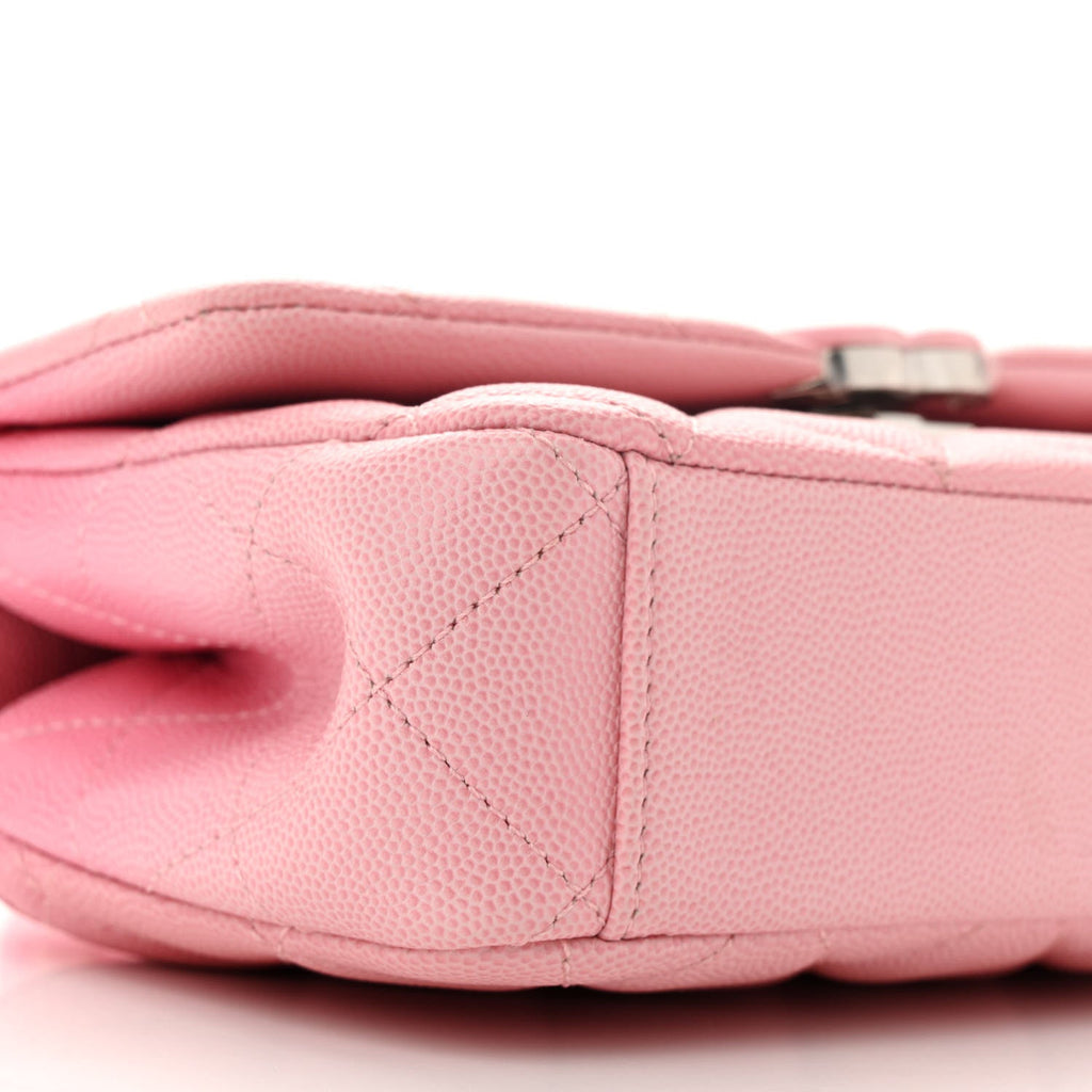 Shaded Caviar Quilted My Everything Small Flap Pink Light Pink