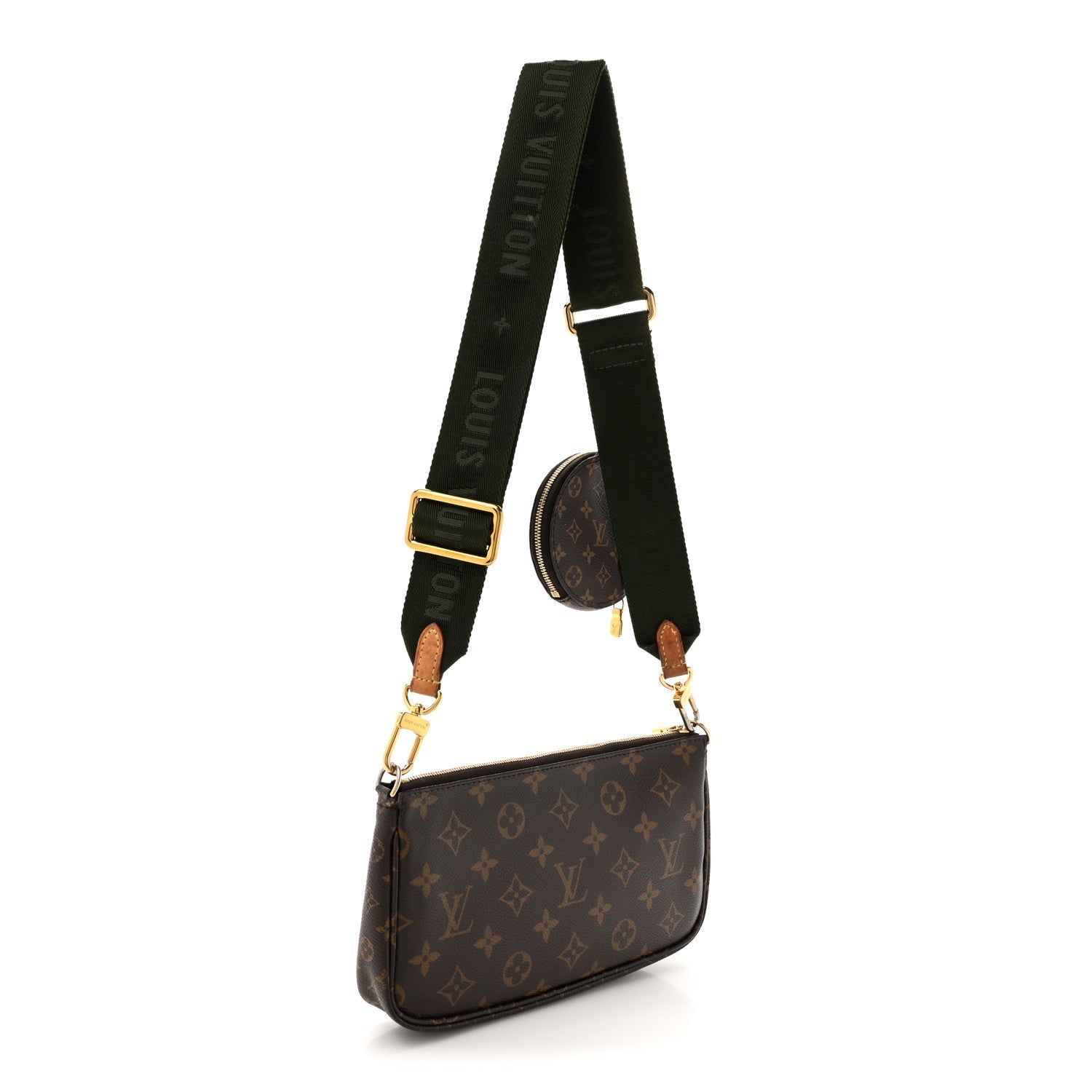 Monogram Multi Pochette Accessories Large Pochette Kaki