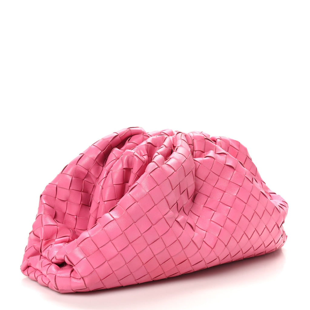 Nappa Maxi Intrecciato The Pouch Oversized Clutch Pink
