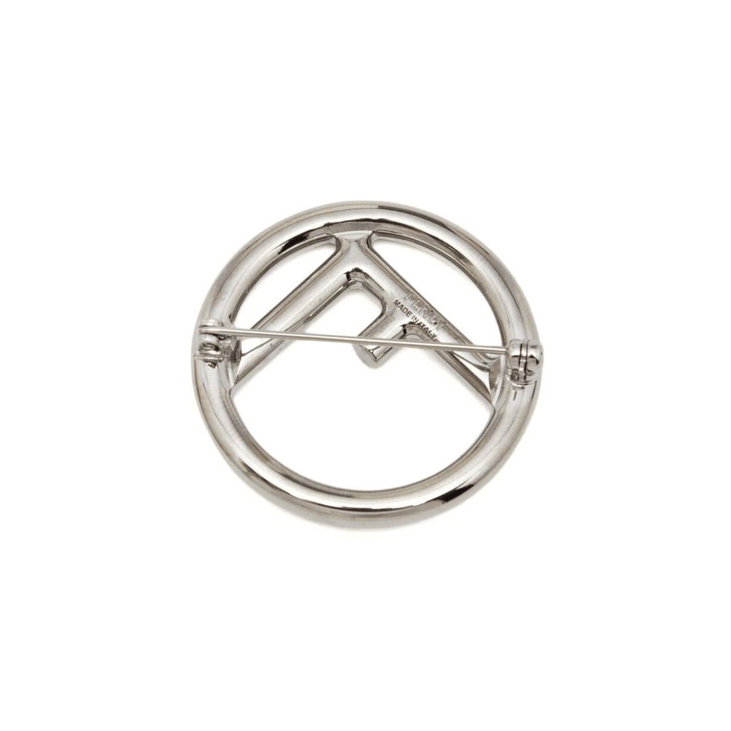 Fendi Logo Brooch