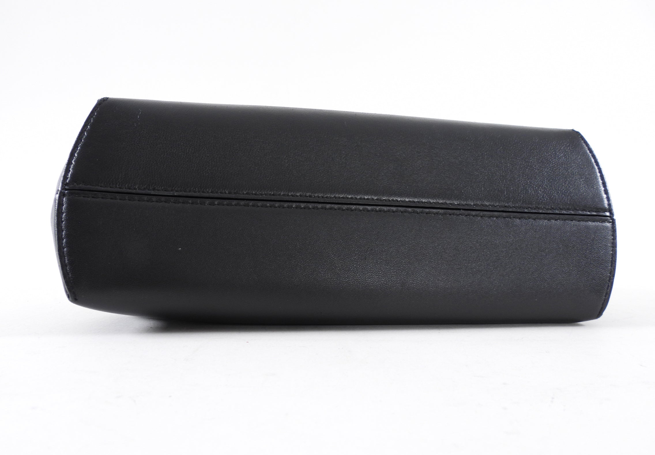 Fendi Black Smooth Leather Small First Bag