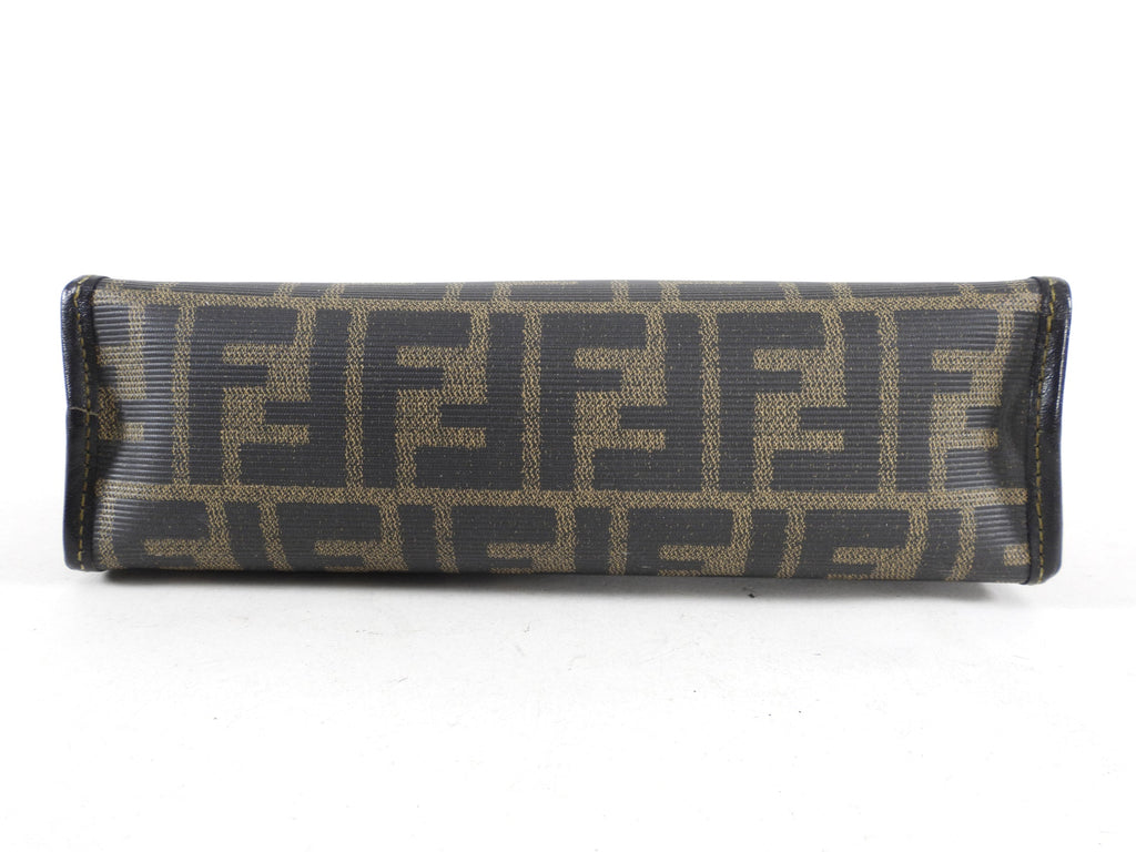 Fendi Vintage 1990’s Zucca Logo Cosmetic Pouch Case