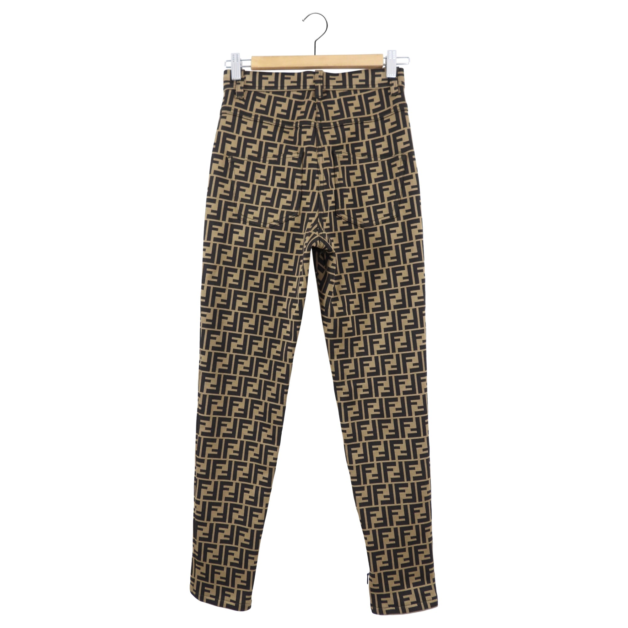 Fendi Zucca Knit Jersey Skinny Pants - IT40 / USA 2/4