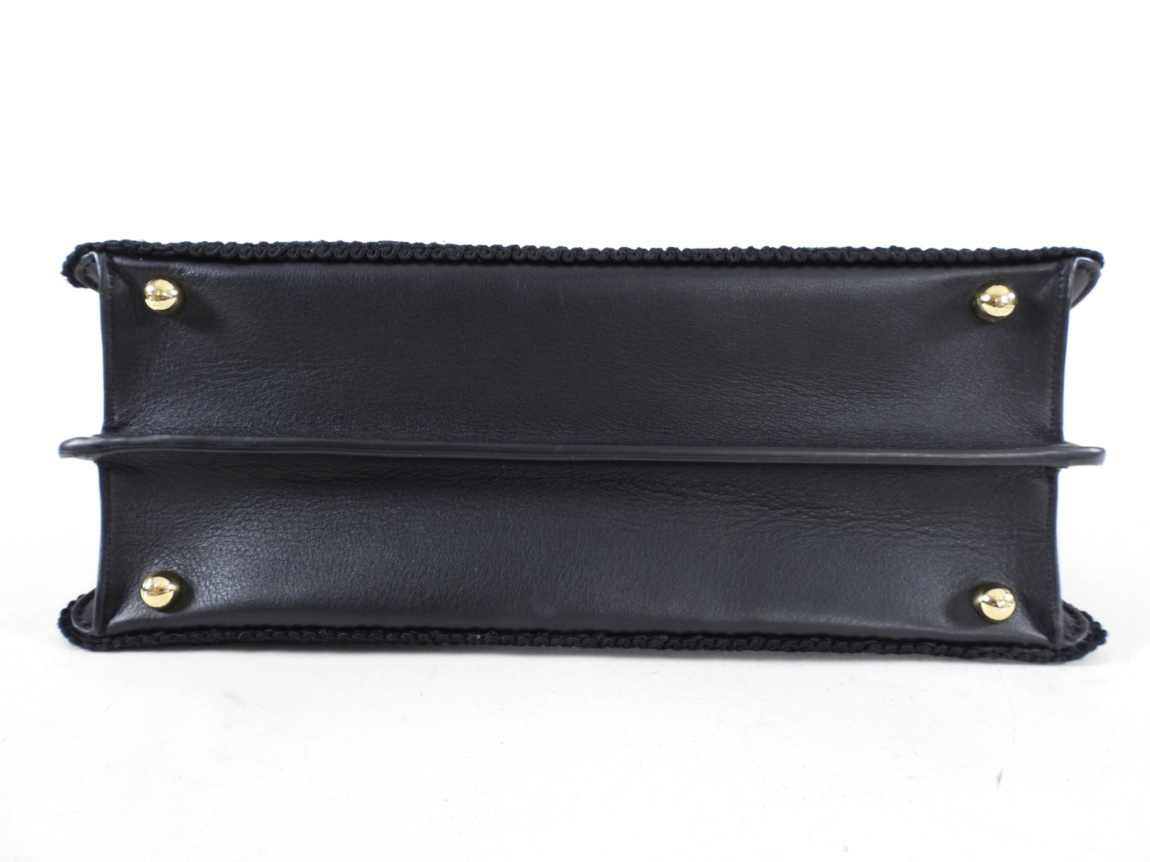Fendi 2021 Medium Peekaboo ISeeU Black Lace Bag