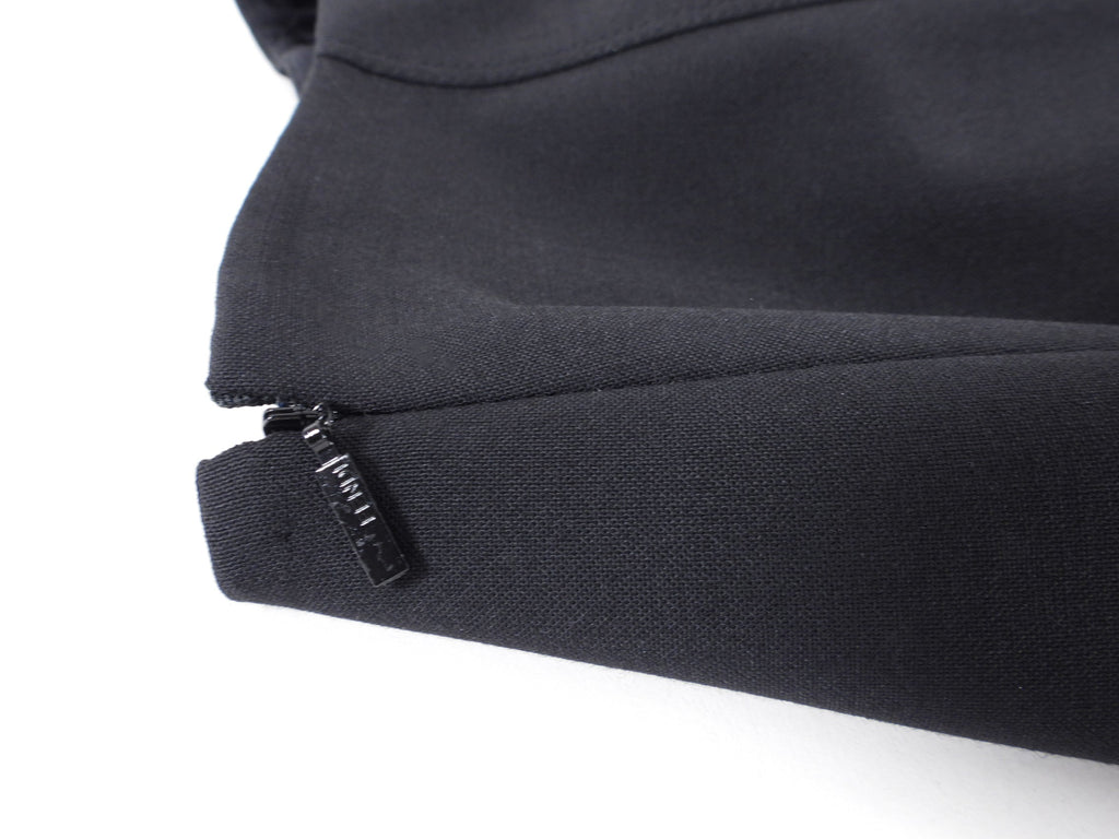 Fendi Black and Olive Green Pleated Midi Skirt - IT42 / USA 6 / M