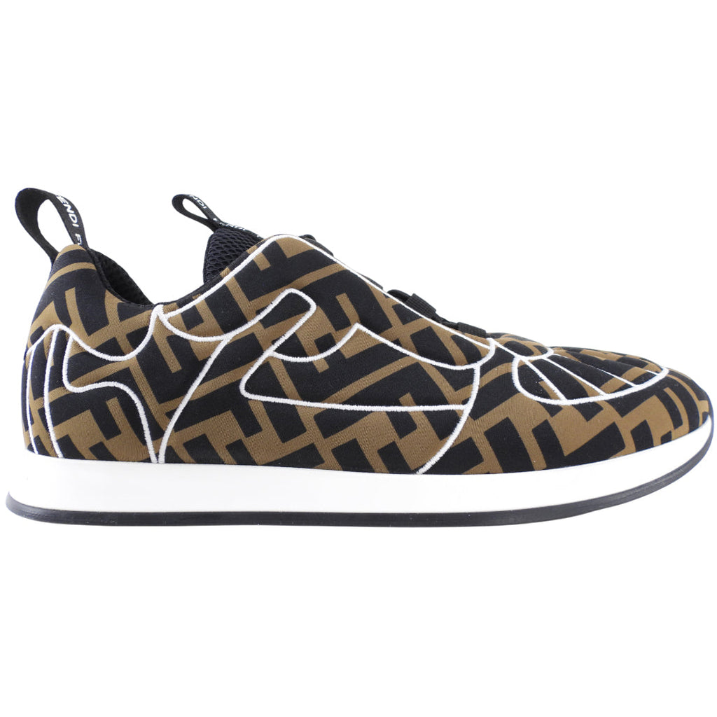 Fendi Zucca Top Stitch Sneakers - 36.5