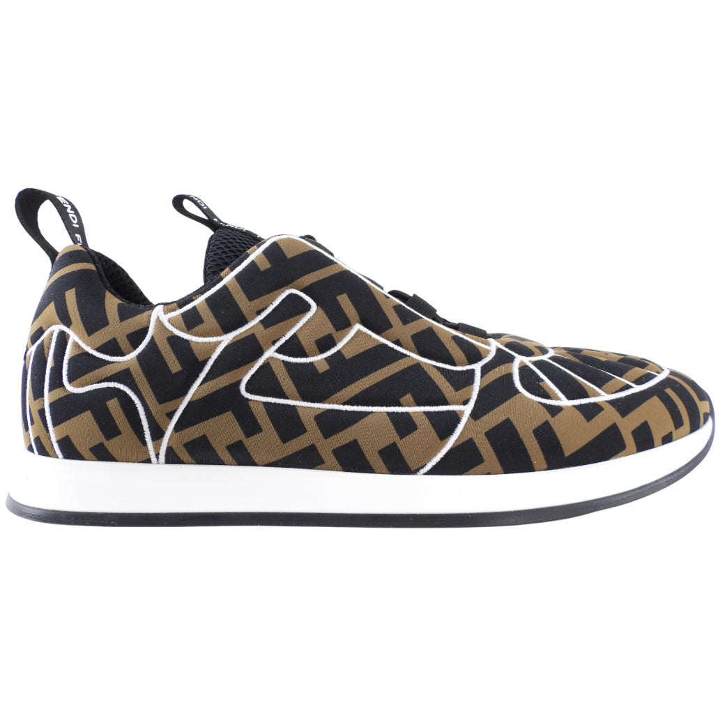 Fendi Zucca Top Stitch Sneakers - 36.5