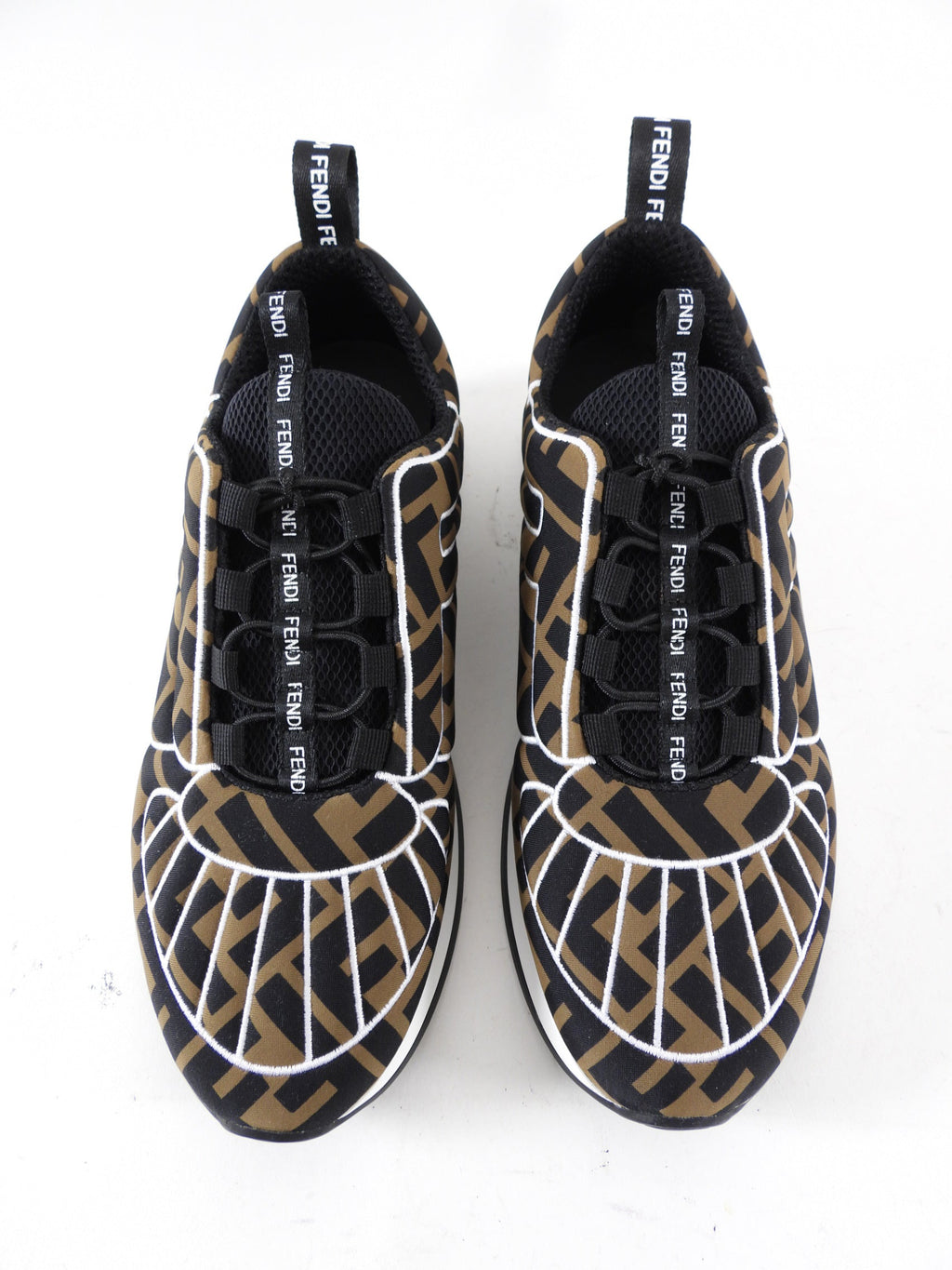 Fendi Zucca Top Stitch Sneakers - 36.5