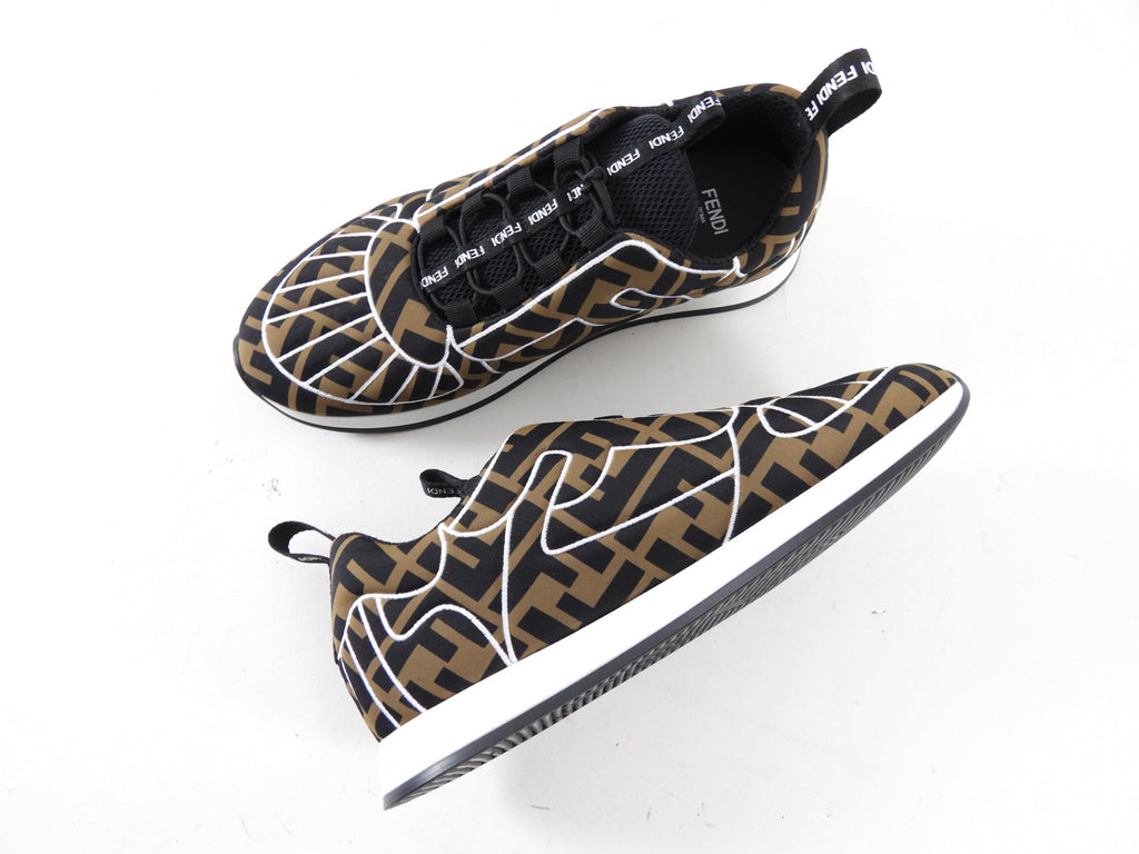 Fendi Zucca Top Stitch Sneakers - 36.5