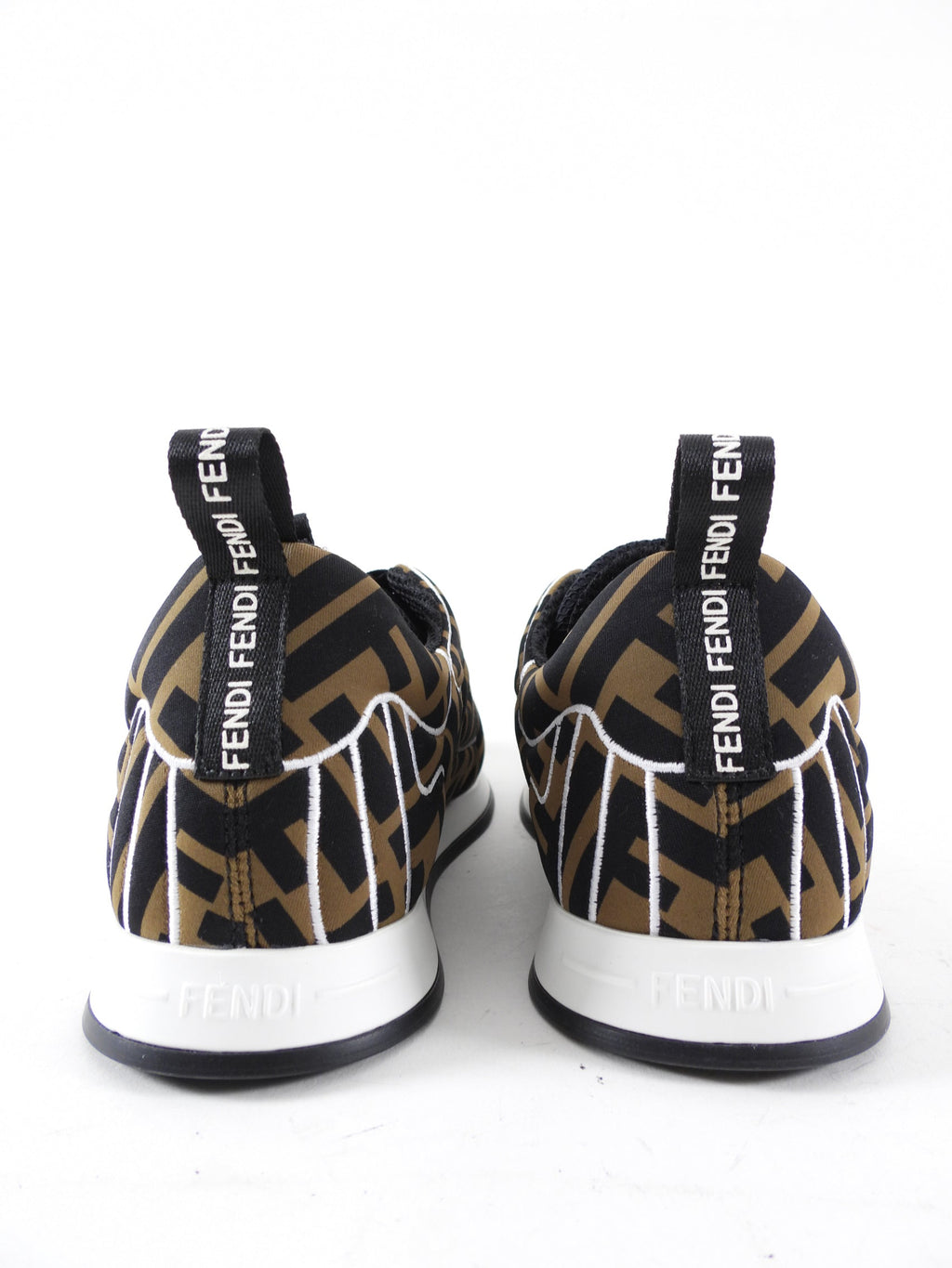 Fendi Zucca Top Stitch Sneakers - 36.5