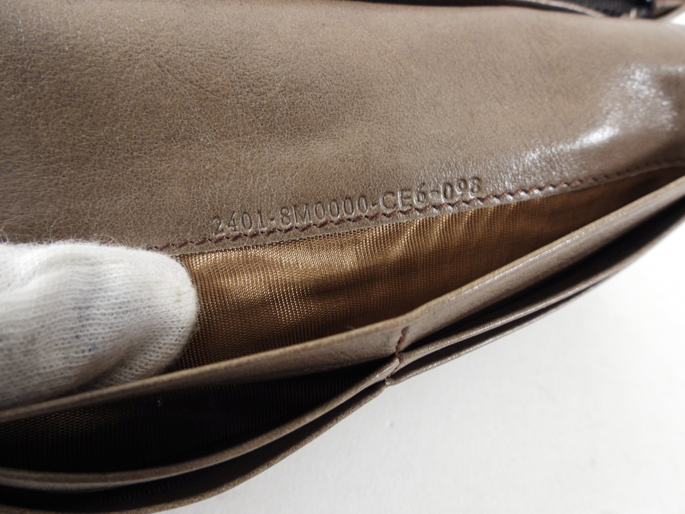 Fendi Brown Monogram Canvas Vintage Long Bifold Wallet