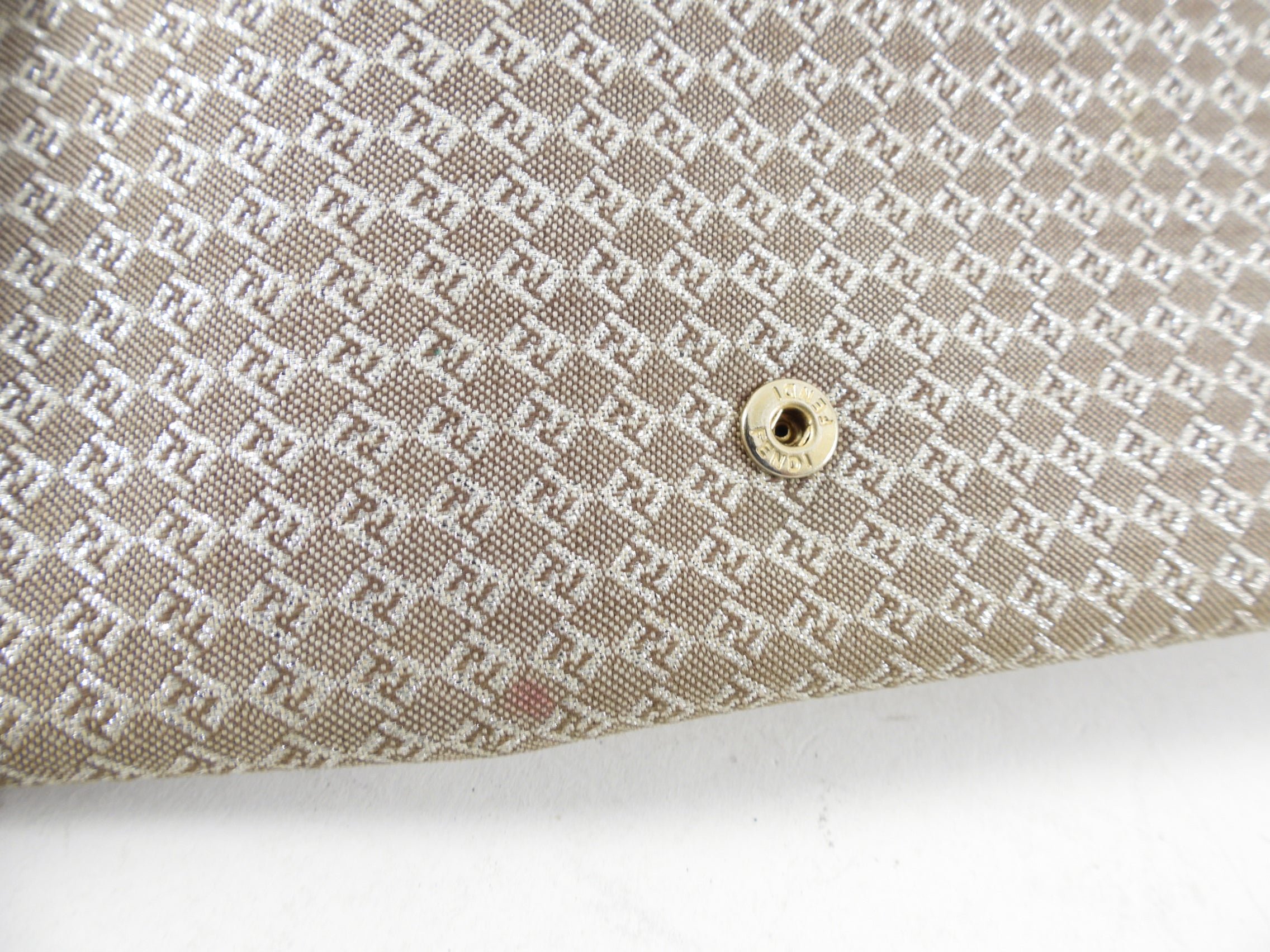 Fendi Brown Monogram Canvas Vintage Long Bifold Wallet