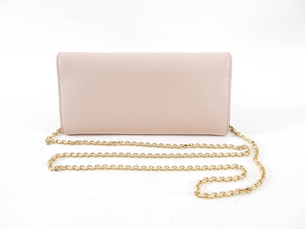 Fendi Blush Pink Nude F as in Fendi Wallet on Chain Bag