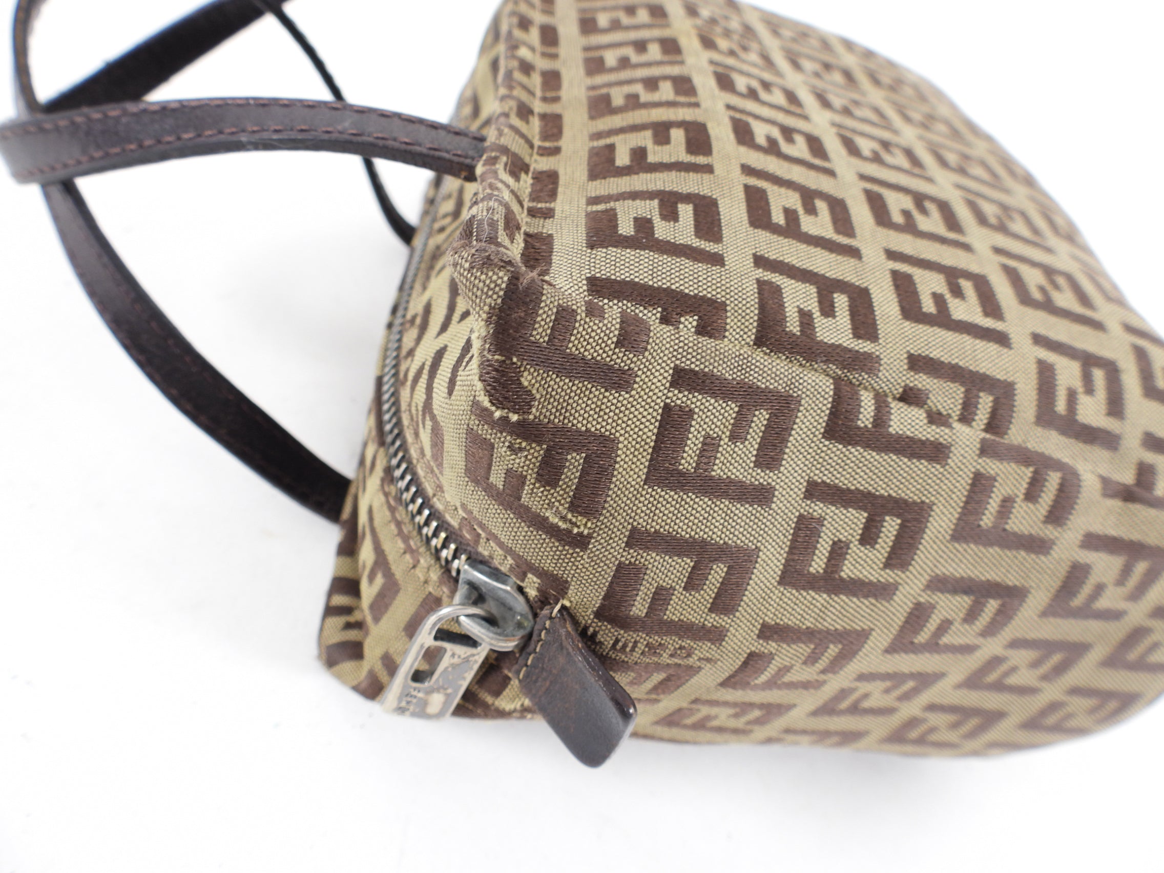 Fendi Vintage 1990's Mini Zucca Monogram Logo Bag