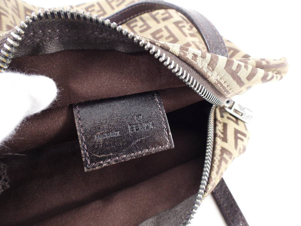 Fendi Vintage 1990's Mini Zucca Monogram Logo Bag
